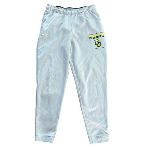 Baylor Bears Nike Dri Fit Gray Warm-Up Athletics Pants Size L Big 12 Football - Picture 1 of 5